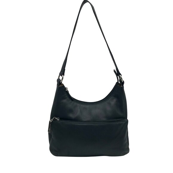 Giani Bernini Navy Nappa Leather Hobo Bag - Picture 1 of 10